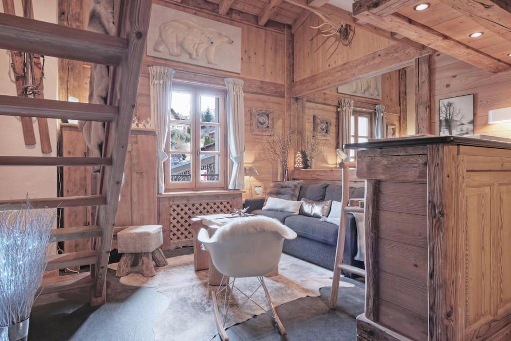 Duplex Chaleureux Au Coeur De Megeve 2 P Apartment Exterior photo