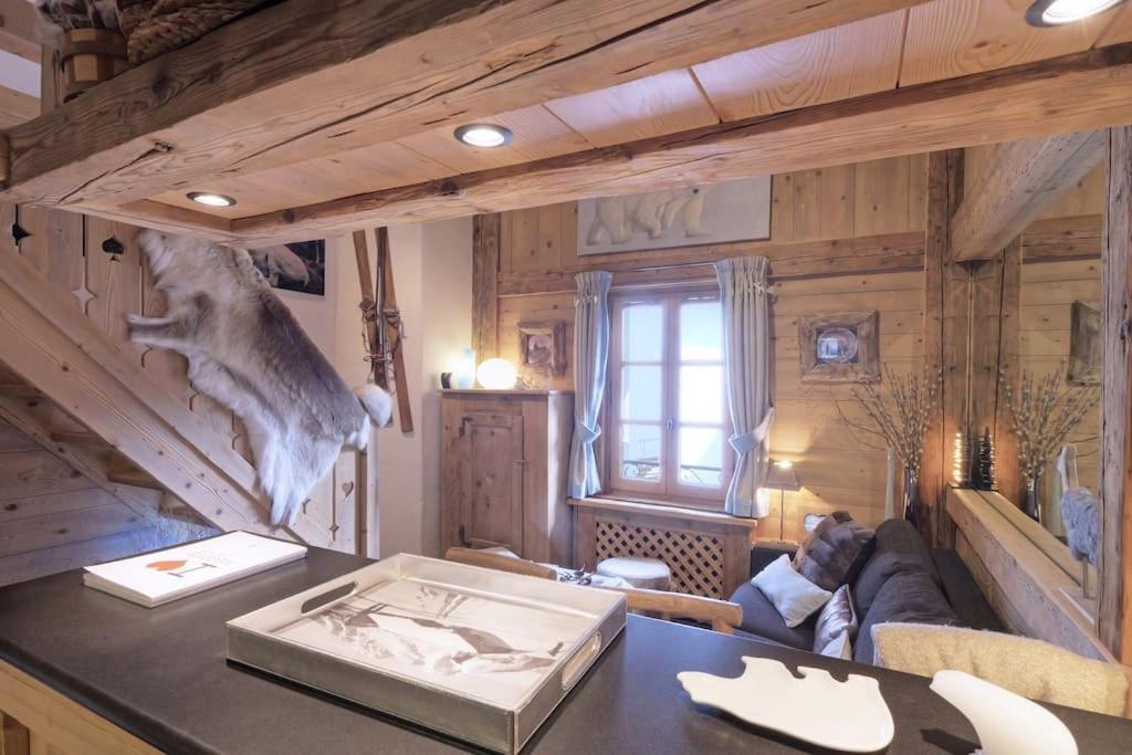 Duplex Chaleureux Au Coeur De Megeve 2 P Apartment Exterior photo
